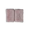 Elastic Cuff Half Finger Mittens Fleece Lined Plush Wrist Sleeve Fingerless Furry Gloves  Teens