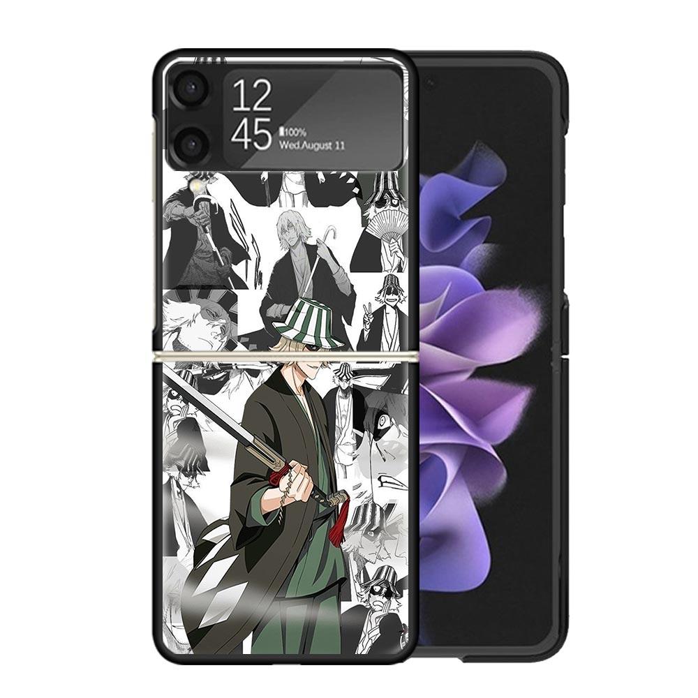 Bleach Kisuke Urahara Cases For Samsung Galaxy Z Flip 4 5 6 7 3 Z Flip7 Flip6 Flip4 Flip5 Flip3 5G Hard Shockproof Fundas Cover