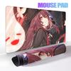 Extended Anime Kawaii Hu Tao Mousepad Non-slip Rubber Gaming Genshin Impact Mouse Pad Keyboard Professional Rugs Computer Carpet