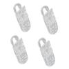20PCS Anti Lost Lanyard Clip Transparent Multiple Use Large Rope Clip for Access Conference Card