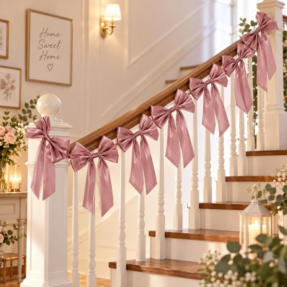 Home Ornaments Bowknot Hanging Garland Large Christmas Tree Decoration Kids Birthday Party