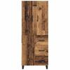 Highboard with Drawers 2 pcs Reclaimed Wood Look 69.5 x 34 x 180 cm