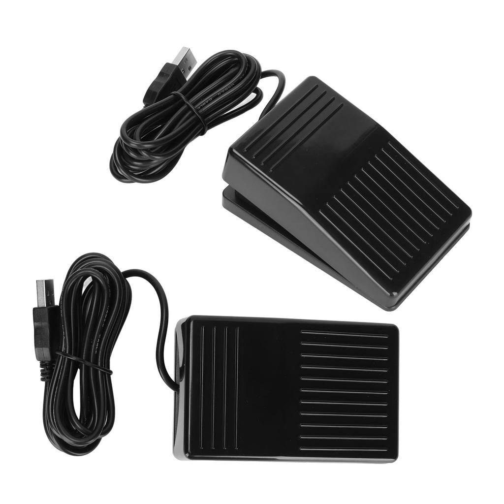 USB Foot Switch Pedal Photoelectric Switch Multifunctional Single Foot Switch Pedal with 2 Meters Cable for Computer