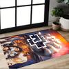 1PC German Rams Print Rug - home decoration Carpet For Living Room Bedroom Flooring Computer Chair Area Rug