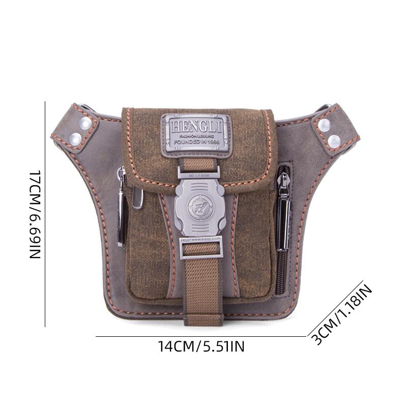 Casual Retro Satchel Messenger Bag Canvas Waist Packs Unique Canvas Bag