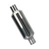 Universeller 3"/2,5" /2"/2,25" Auspuffschalldämpferrohr Resonator Auto-Rohr Spiral-Schalldämpfer Tiefer Klang 13,8" Länge Edelstahl Resonato