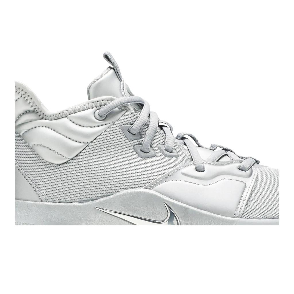 Nike NASA PG 3 Grade School '50th Anniversary' (Unisex) Reflect Silver / Reflect Silver Kids' Basketball Shoes CI8973 001