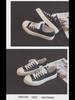 Korean Caramel Biscuit Canvas Sneakers, Ulzzang Hong Kong-Flavored Harajuku Style, Retro 1970s All-Match, E29.