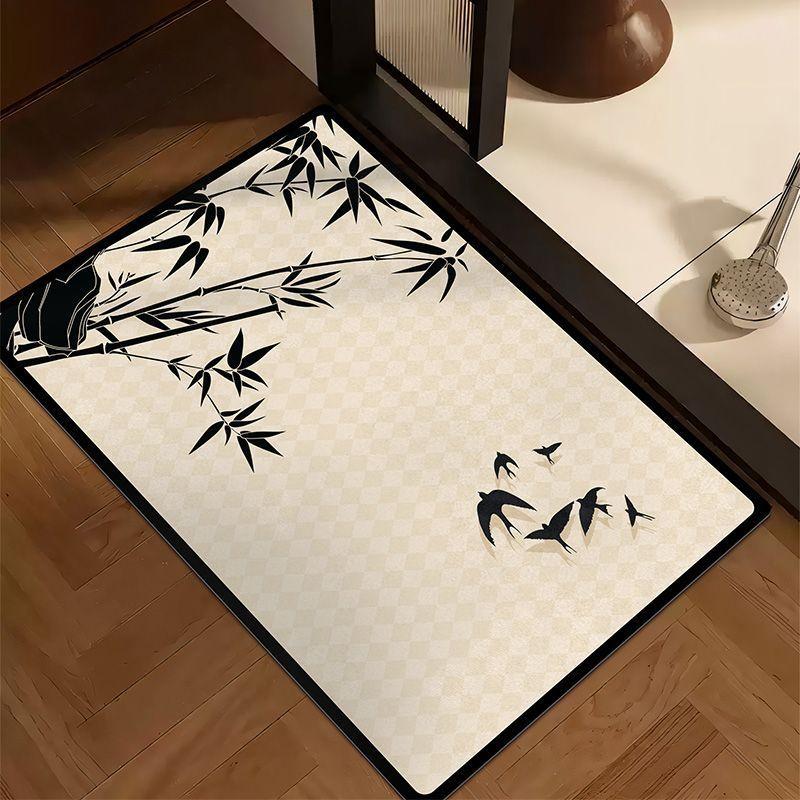 

Диатомовый коврик для пола в средневековом стиле, Нескользящий и грязеотталкивающий коврик для пола у входа в туалет, Водопоглощающий для ванной, Износостойкий и 40 * 60cm (diatom mud)