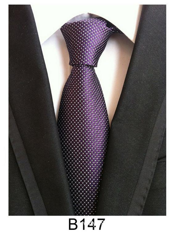 Cravate homme en soie et polyester faite main – Décontractée, formelle ou professionnelle