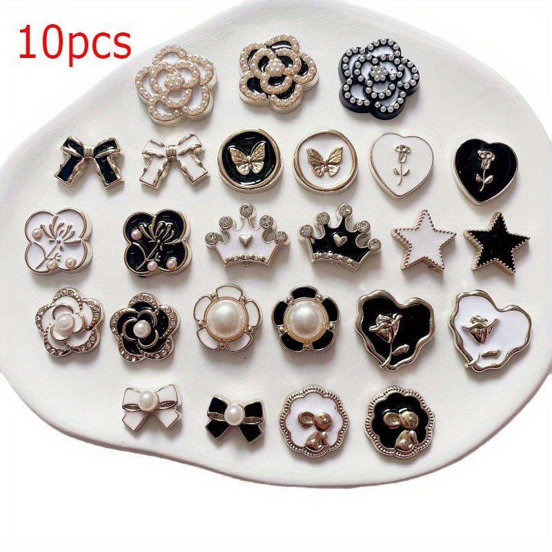 

10/20 шт. DIY аксессуары, милые животные и цветочные узоры, идеально подходят для самостоятельного изготовления женской обуви, сумок, украшений для телефонов, аксессуары ручной работы 10pcs Random style