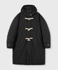 Kiimuir Oversized 2-Way Duffle Hooded Long Padded Jacket_Black