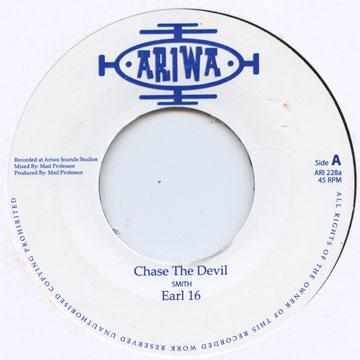 

7inch Record EARL SIXTEEN MAD PROFESSOR Chase The Devil Devil Dub Ariwa UK 2008 UK Reggae Ska Dub