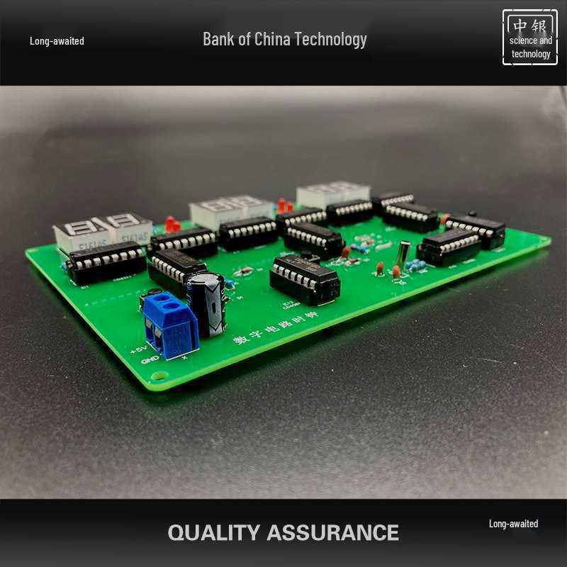 6-Digit Electronic Clock Kit: DIY Digital Circuit for Practical Training and Teaching.