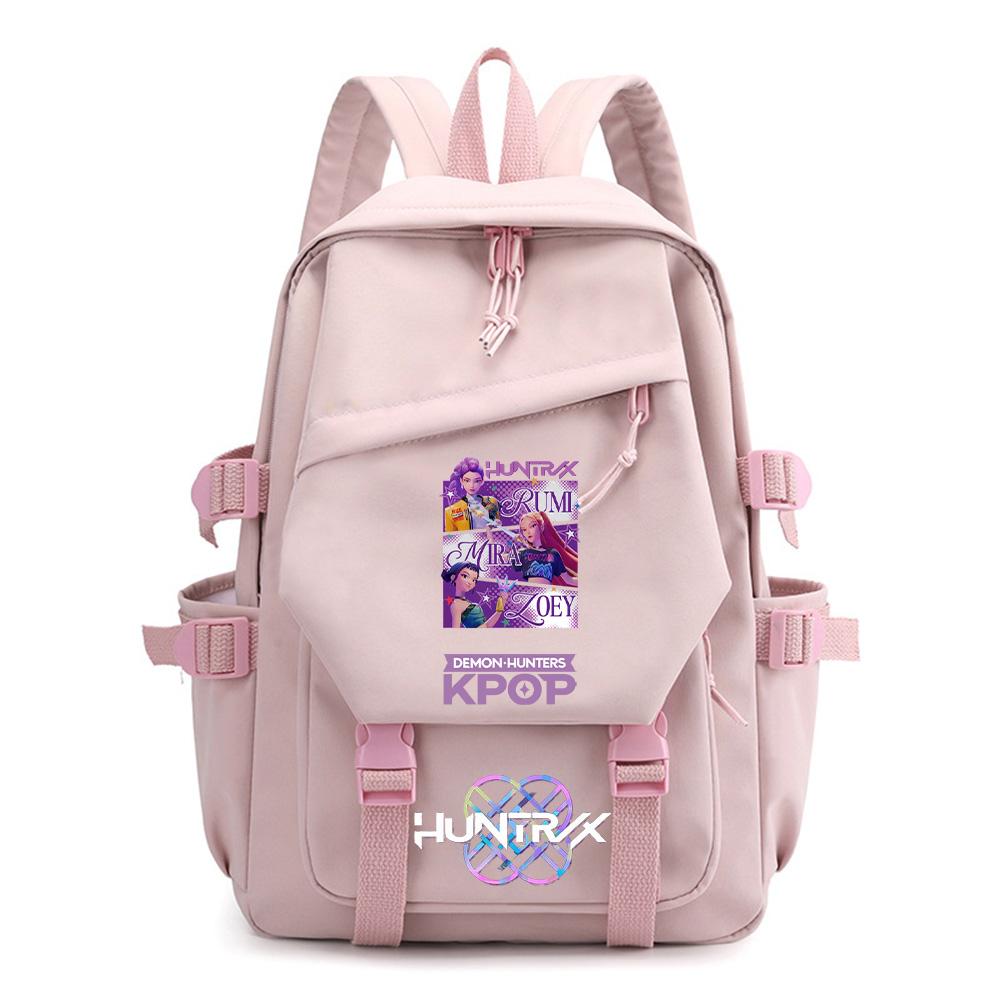 Rucsac Desene Animate Kpop Demon Hunters Imprimat pentru Adolescent Băiat Fată Ghiozdan Școlar Copii Elev Rucsac pentru Cărți Femei Geantă de Călătorie Copil Cadou Rucsac