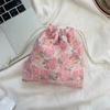 Cute Cartoon Animals Drawstring Makeup Bag Portable Travel Mini Cosmetic Lipsticks Storage Pouch Multifunctional Bundle Bag