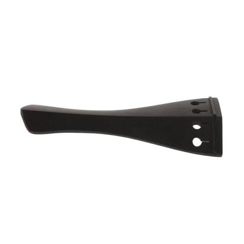 Toyvian Stained Ebony Violin Tailpiece, 4-Hole Replacement Violin Tailpiece, Replacement Violin Part