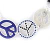 NOA [G5886] – Blaue Designer-Halskette „Peace“.