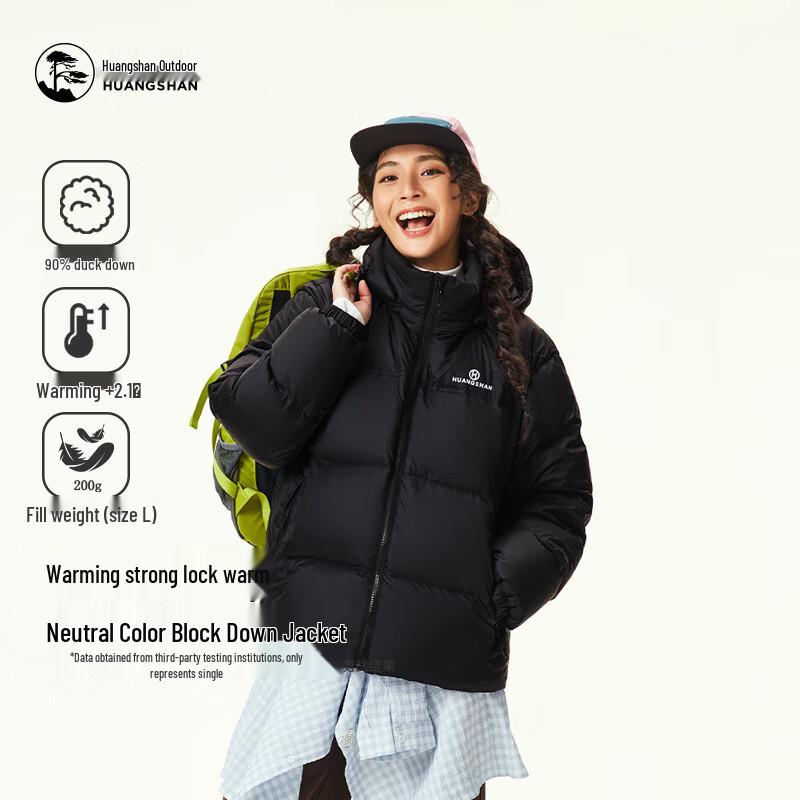 Camel Huangshan Unisex Thickened Duck Down Puffer Jacket E35CAEC001