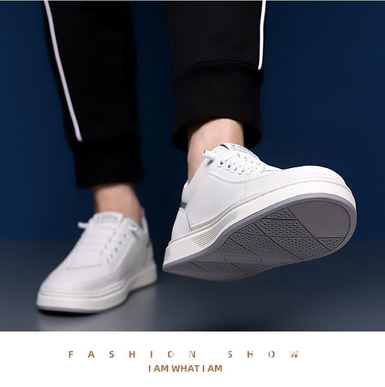 2024 Popular Men's Breathable Casual White Anti-Skateboard Shoes