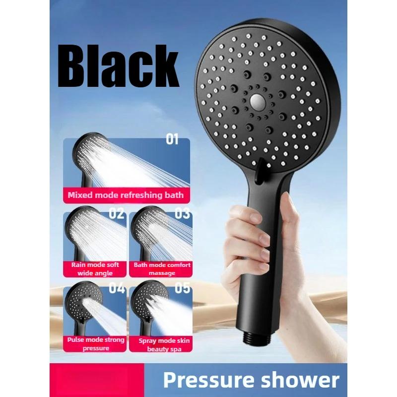 Bathroom Sprayer Shower Head Water Saving Handheld Rain Shower Head Adjustable 5 Modes Shower Bath Head Bathroom Acssories