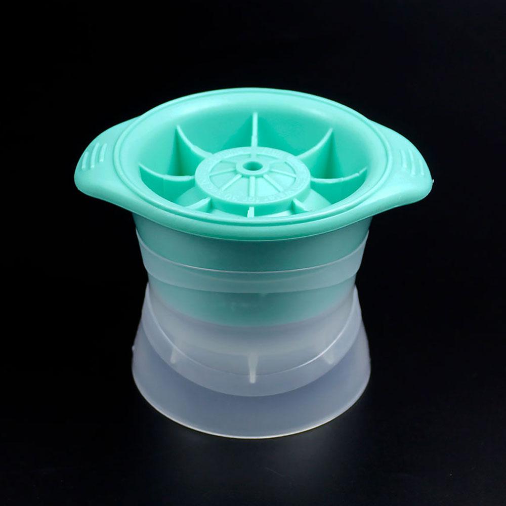 Silicone World Ice Hockey Mold DIY Round Ice Grid Silicone Ice Cube Molds Frozen Ice Box Cocktail Whiskey Drink Making Mould