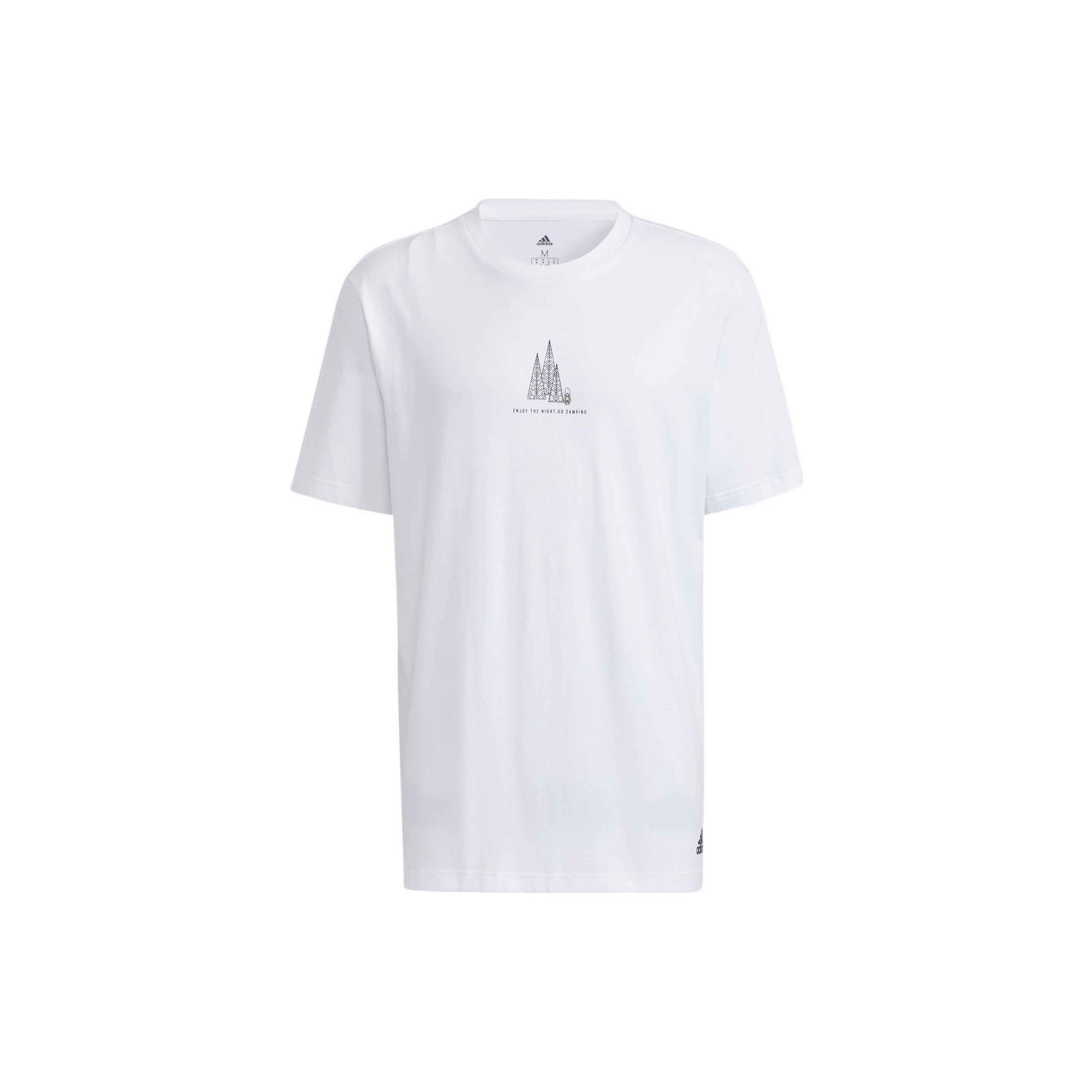 adidas Casual Sports Breathable Pattern Short Sleeve White Men s HI3036 XL