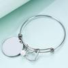 Push-Pull Bracelet Diy Telescopic Bracelet Adjustable Stainless Steel Bracelet
