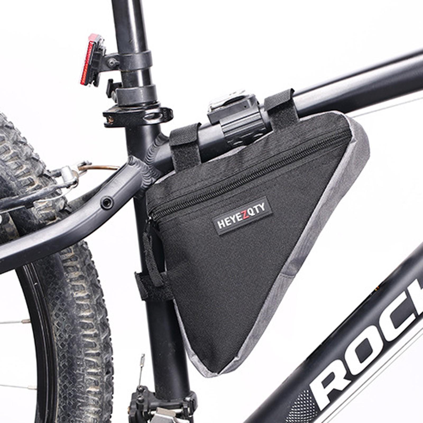 

Рамная сумка, передняя трубчатая рама, руль, водонепроницаемые велосипедные сумки, чехол-держатель, сумка для инструментов на горном велосипеде, уличный One Size серый