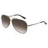 Salvatore Ferragamo Brown Pilot Unisex Sunglasses Sf131s 211 60 Multi