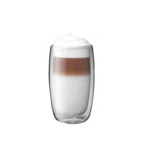 Zwilling "Sorrento Double-Wall Glass Latte 350ml (Set of 2)" Tumbler, Insulated, Cold/Hot, Iced Tea Cup, Double-Walled, Microwave Safe [Official Japan