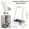 Stainless Steel DIY Home Ladle Holder , No Assembly Kitchen Organizer, Heat , Water Resistant Spoon Rest , Pot Lid Stand