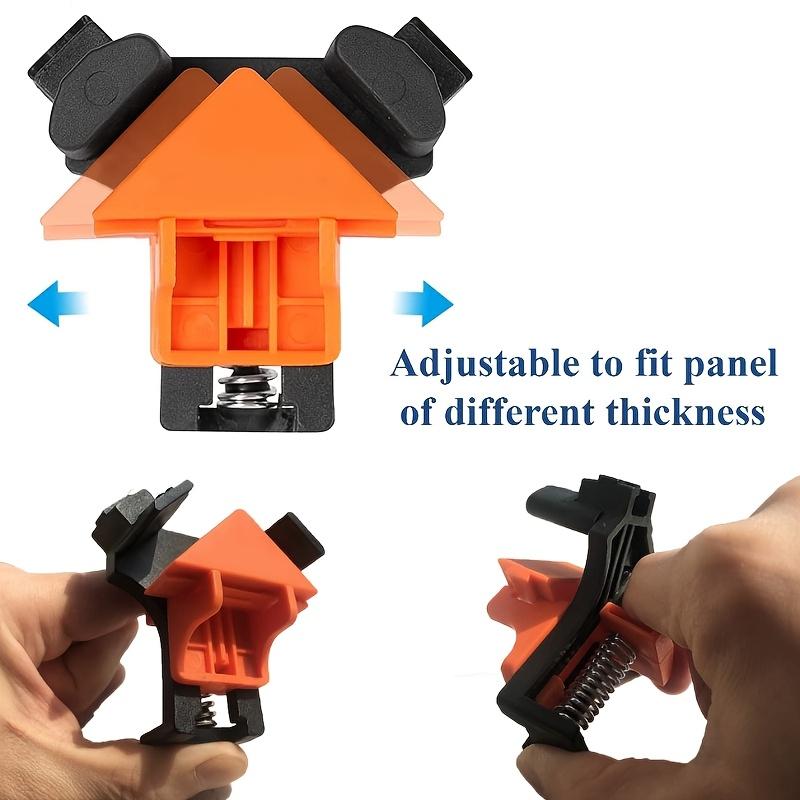 4PCS 90-degree Angle Clamps | Woodworking Angle Clamps, Right-angle Clamps Fixed Fixtures With Adjustable Hand Tools, Suitable For Cabinets