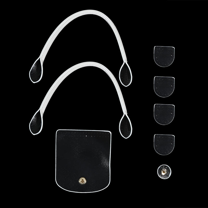 DIY Bags Knitting Crochet Set Adjustable PU Leather Shoulder Strap Flap Cover Handles Handbag Purse Backpack Crossbody Bag Replacement