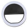 Selfie Ring Light 360 Degrees Lighting Soft Glareless Light 0.4in Thick Clamp Widely Used Mini Ring Light for Live
