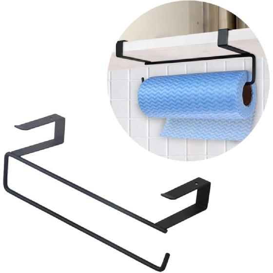 MAGICLULU Paper Towel Hanger Holder Metal Kitchen Roll Paper Holder Under Cabinets Shelf Tissue Hanger Organizer Rack Towel Bar for Kitchen Bathroom