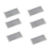 LZLRUN Infrarot-Sensor Silber Aufkleber für LED Projektor Autotür