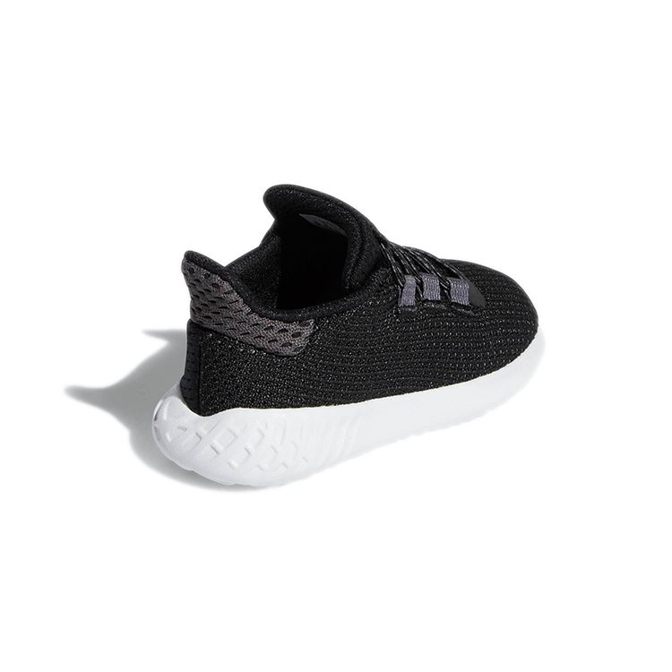 Adidas Originals Tubular Dusk El I Round Toe Lace-Up Slip-Resistant Durable Breathable Low-Top Walking Shoes Baby Shoes Charcoal B22489