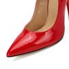 Nieuwe Sexy Bottom Dames Pumps Riemgesp Puntige Neus Lakleer 13CM Dunne Hielen Nieuwigheid Meisjes Bruiloftsschoenen Sexy Dames Feest