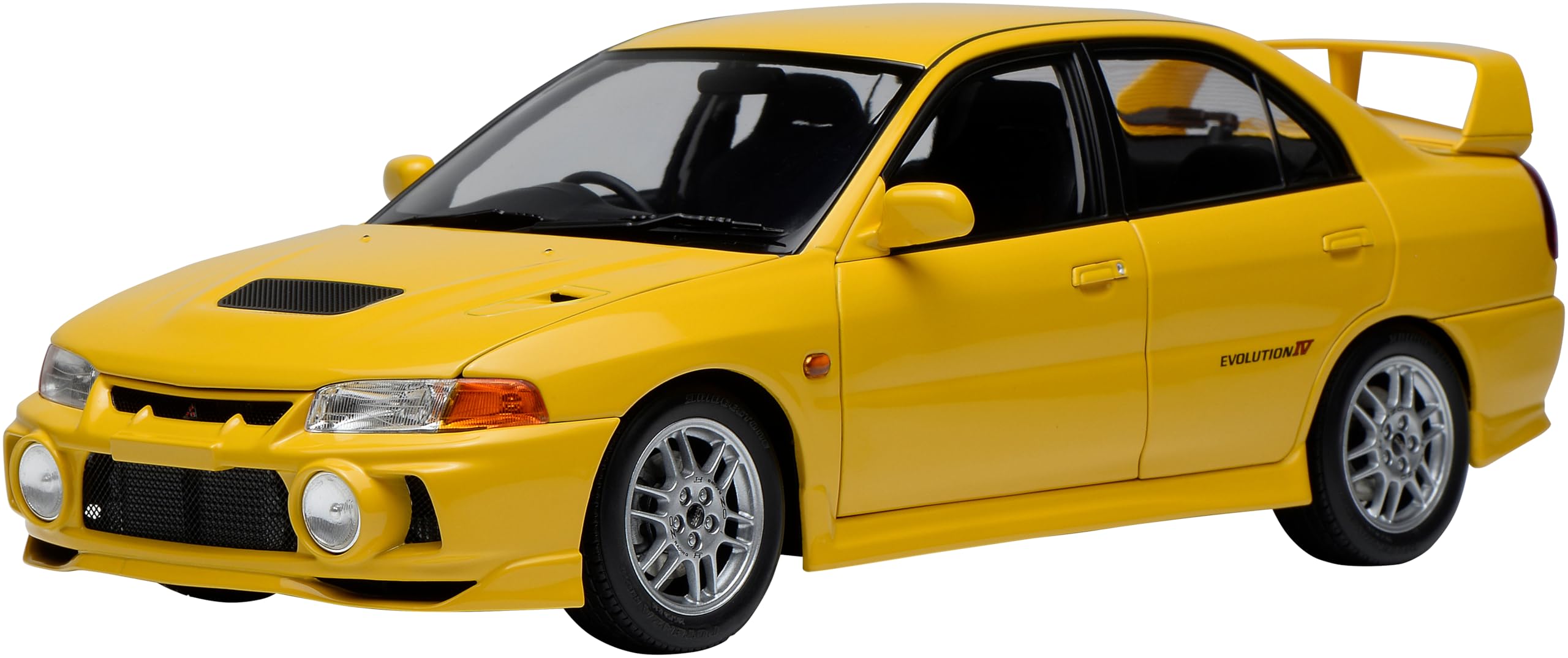 

FREESTYLE MOTORHELIX Масштаб Mitsubishi Lancer Evolution EVO IV Одуванчиково-желтый Готовая модель M84006 1/18