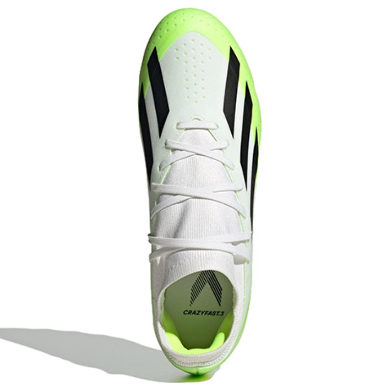 adidas Crazyflight X3 Artificial White Solar Green Grass Boots Sneakers IG7651