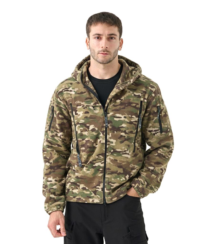 Vancefly Kidon Epi Tactical Jacket Hybrid Fleece Camogrom