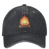 Casquette de Baseball Dessin Animé Calcifer Sport d'Extérieur Japonais Qualité Hip Hop Casquettes Papa Couple Femmes Visières Solaires Casquettes de Baseball