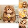 Adorable Plush Monkey Doll With Soft Pp Cotton Filling Perfect For Gifts And Collectors