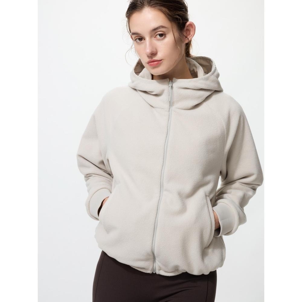 Uniqlo Windblock Fleece Reversible Zip Hoodie