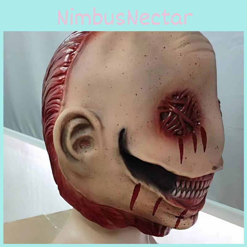 Horror Clown Mask With Latex Construction For Halloween Party And Cosplay