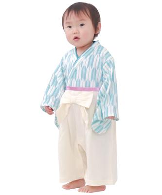Hakama Strampler Strampler Baby Hakama Mädchen Yabane (60, 7. Saxophon)