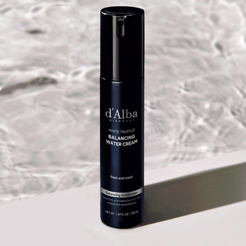 d'Alba Mans White Truffle Balancing Spray Serum Skin 80ml+Water Cream 50ml
