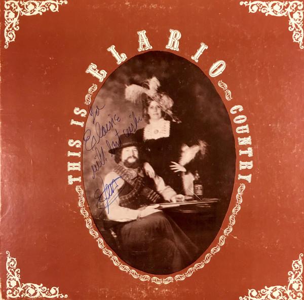 

LP Record ELARIO - This Is Elario Country EPI1004 Elario Producti 1976 US Folk Used