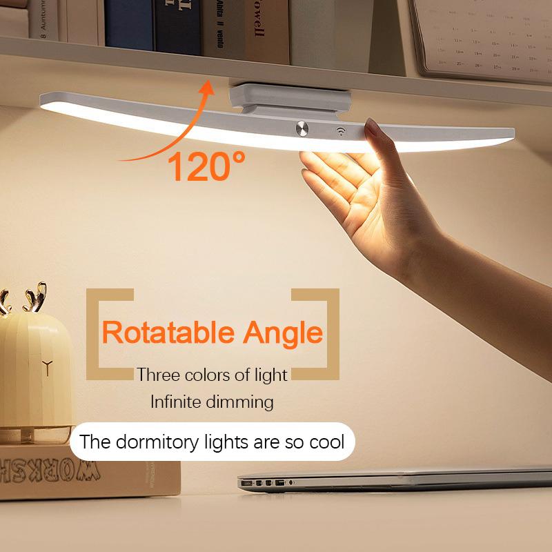 Desk Lamp Hanging Magnetic Table Lamp Led Usb Rechargeable Stepless Dimming Cabinet Closet Wardrobe Night Light